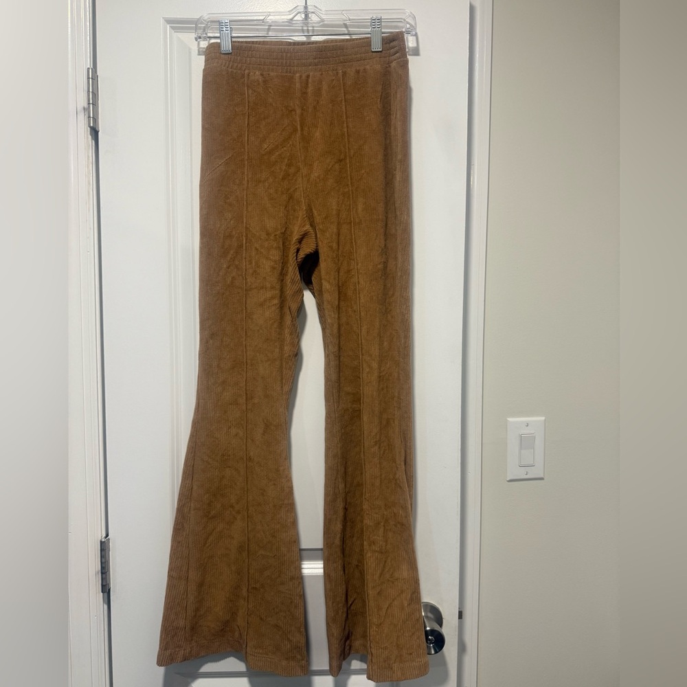 Aerie Brown Flare Bottoms